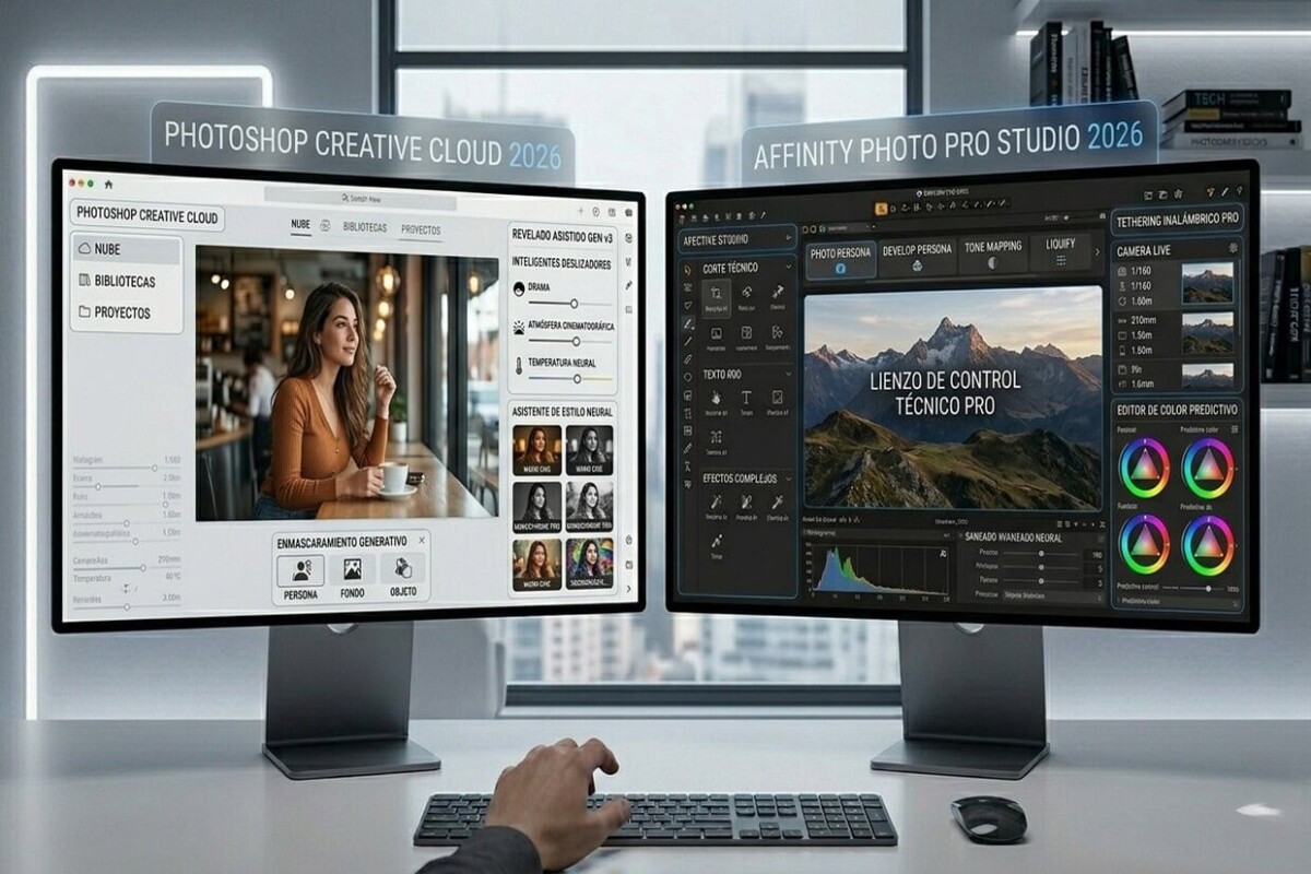 Photoshop vs Affinity Photo comparativa de edición profesional